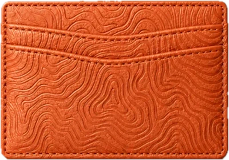 Cosmic Orange cardholder, back